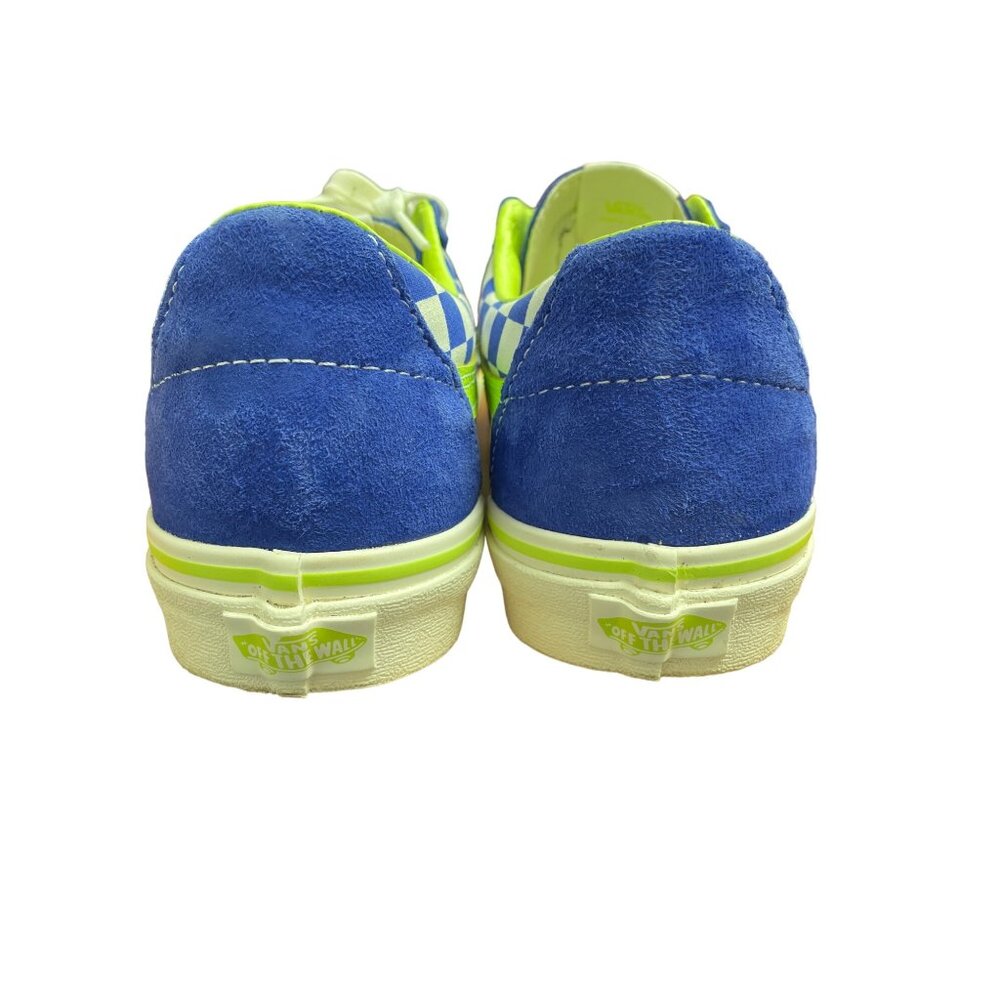 Vans Checkerboard Blue/Green Shoes/ Sneakers Size 9M-10.5W SKU2372 - Picture 3 of 7
